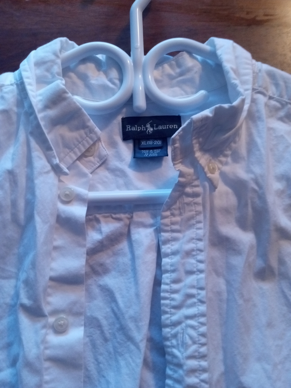 Ralph Lauren White Button-Down Shirt